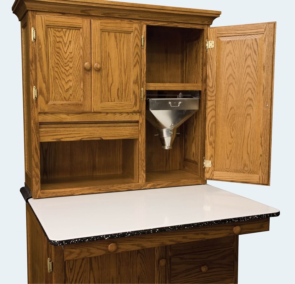 Amish Kitchen Hoosier Hutch Baking Center New eBay